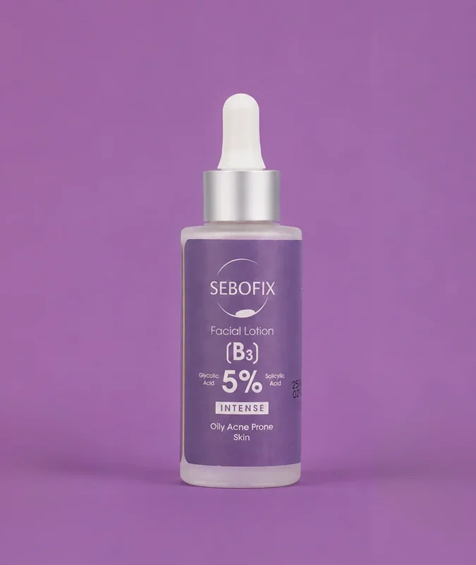 Sebofix facial lotion with salicylic acid, glycolic acid & natural extracts - 50 ml