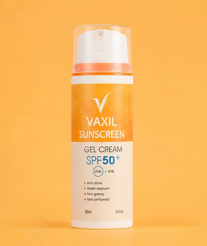Vaxil Sunscreen Gel Cream SPF50+ 100 ml